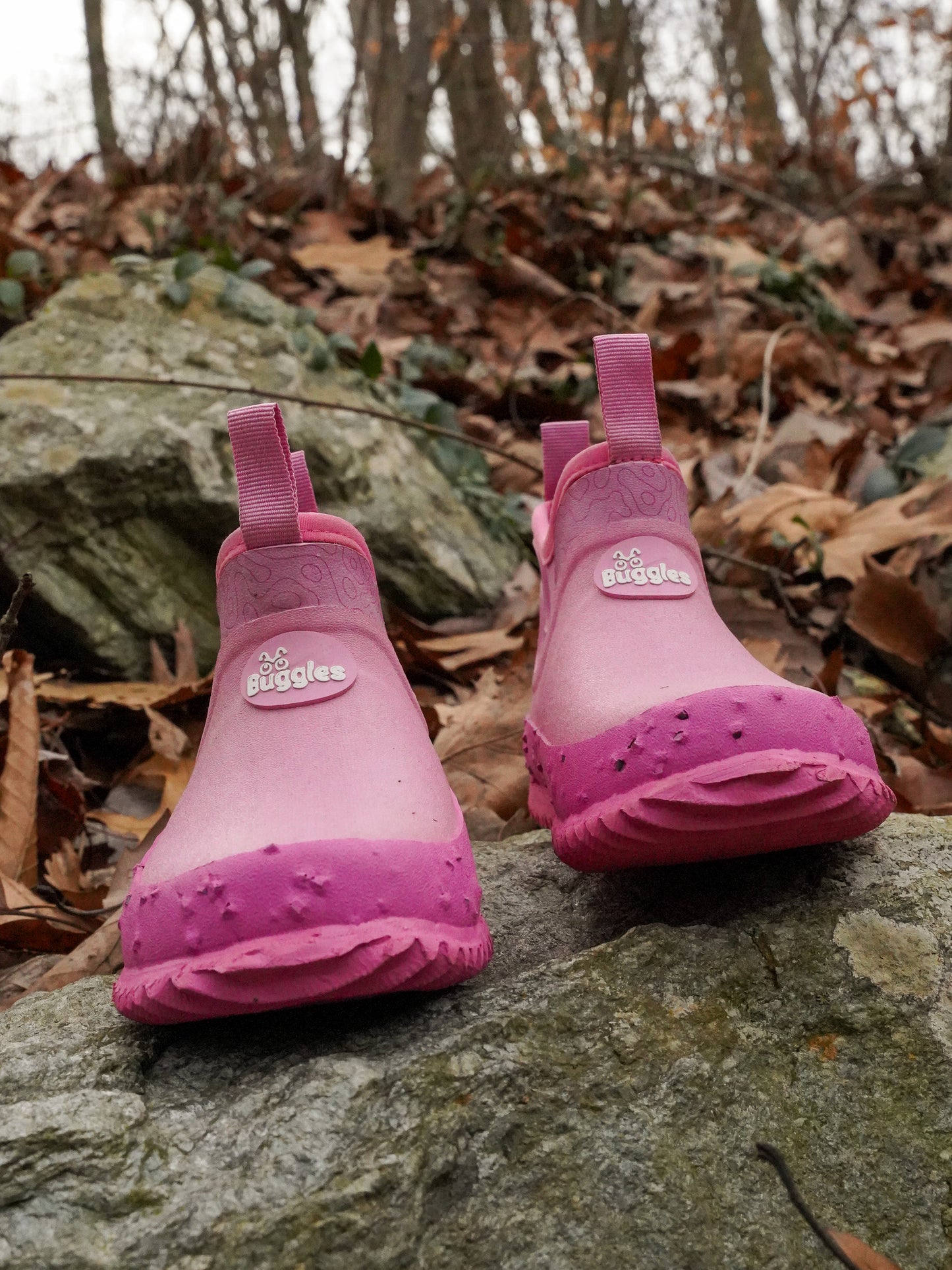 The Original Buggles Boot - The Ultimate Waterproof Ankle Boot For Kids - Pink